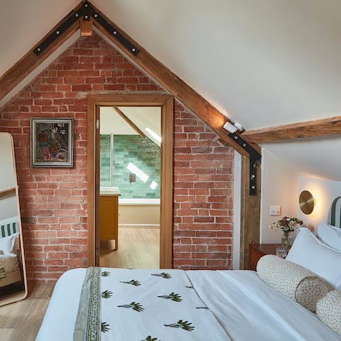 Bank a blissful night's kip in the boutique-style bedrooms