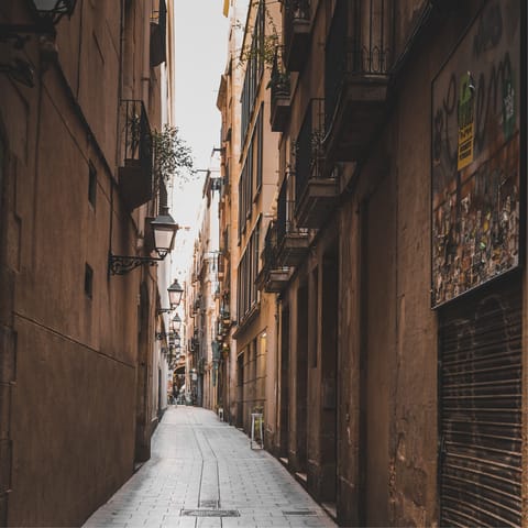 Get around central Barcelona on the metro – the Torrassa stop is six-minutes away on foot