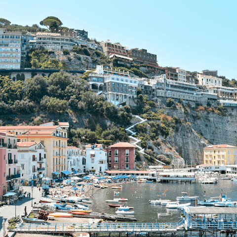 Stroll into Sorrento, about twenty minutes away