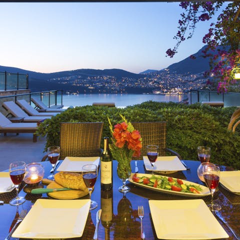 Dine with sweeping views