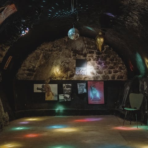 This 60's inspired disco is the perfect place to let your hair down