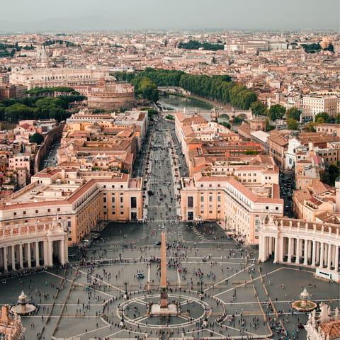 Head to Vatican City, just a short walk away