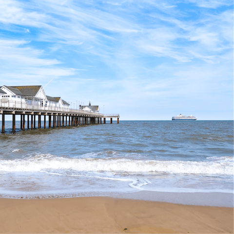 Stay just 100 metres away from Southwold Pier 