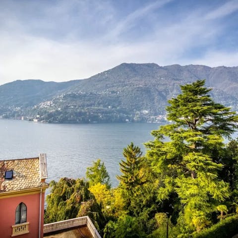 Marvel at the incredible vistas of Lake Como
