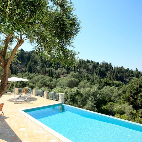 Find a wonderful sense of peace whilst lounging by the pool
