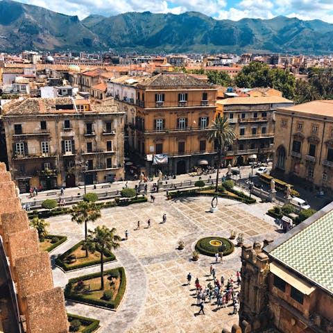Explore the charming streets and piazzas of Palermo's historic centre, right on your doorstep