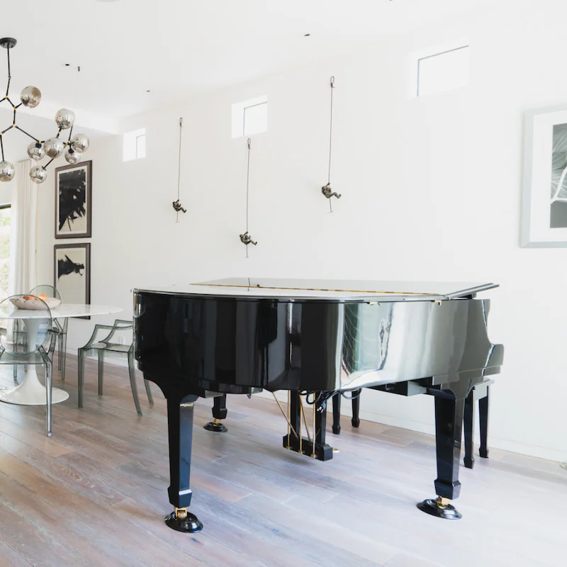 Treat guests to a classical rendition on the beautiful grand piano