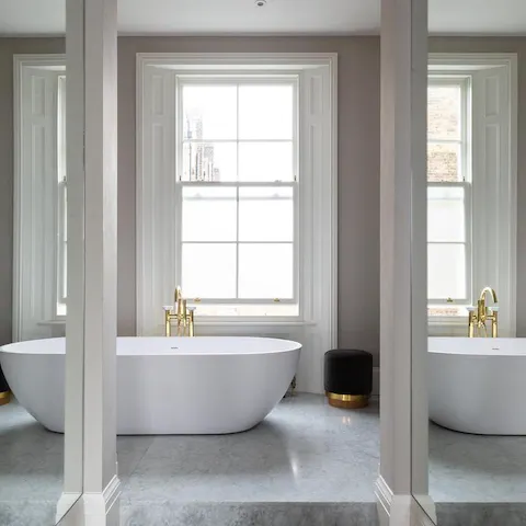 Make the most of the home's beautiful collection of bathrooms