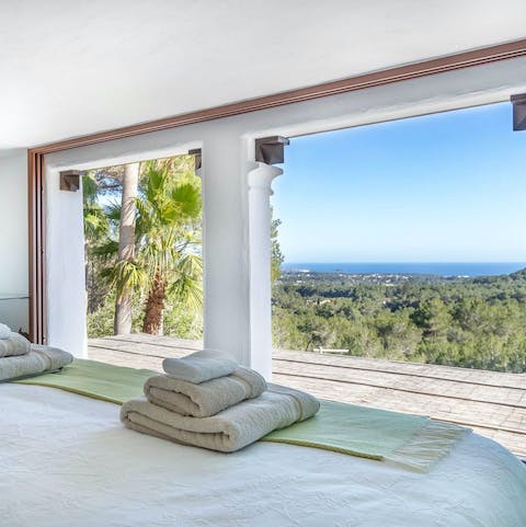 Enjoy the views from the master bedroom