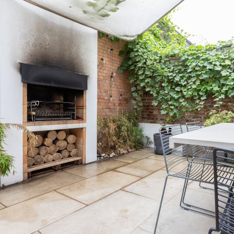 Fire up the barbecue for an alfresco feast on long summer nights