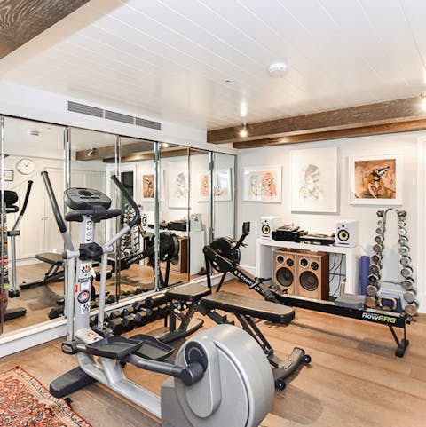Uplift your stay with an energising workout in the home gym