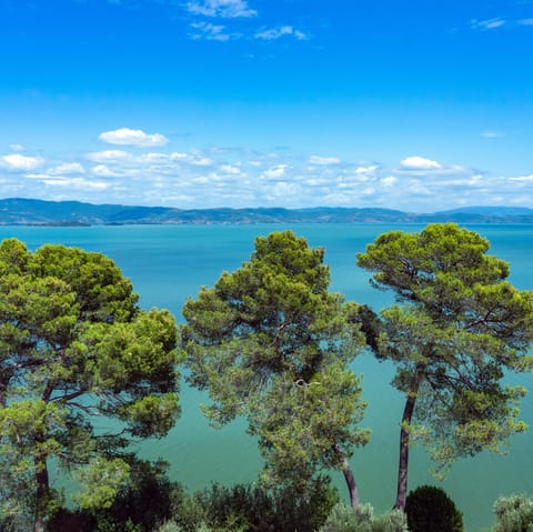 Make the hour's drive up to Lake Trasimeno for bankside wanders and watersport activities