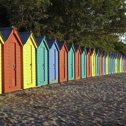 Build sandcastles at Llanbedrog Beach – it's a fifteen-minute walk