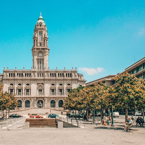 Visit the Palácio da Bolsa, just a short stroll away