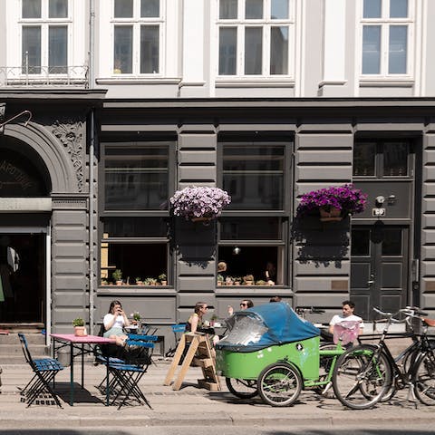 Stay in the stylish Vesterbro district of Copenhagen with coffee shop, boutique and eating options galore