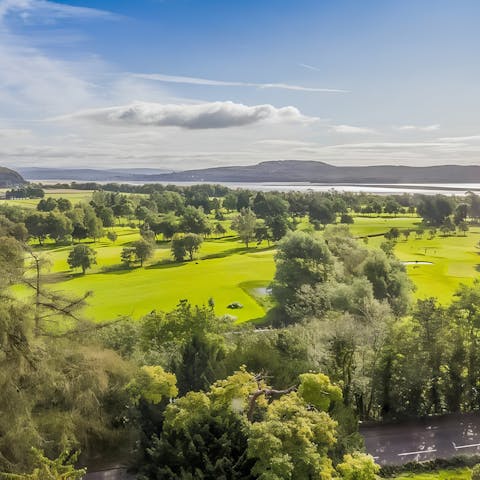 Explore Morecambe Bay, or have a round of golf