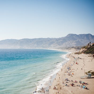 Enjoy the privacy of your own section of Malibu's pristine beaches