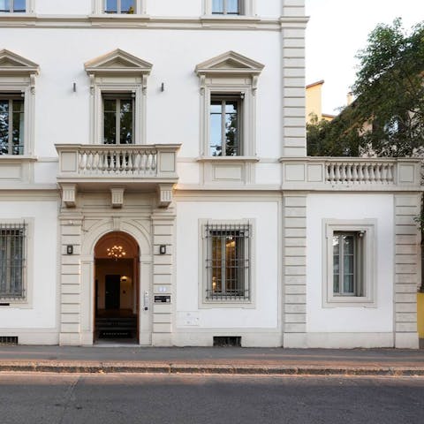 Check into this handsome Renaissance building