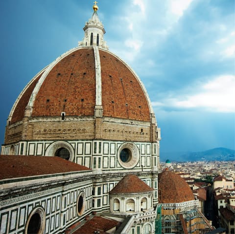Get off to a flying start exploring the city's historic centre at the iconic Duomo – just twenty-two minutes away