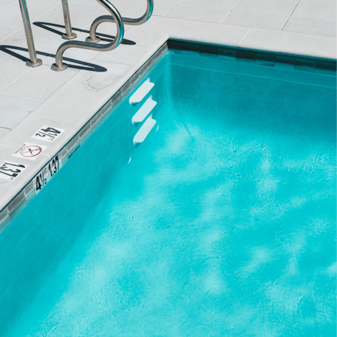 Spend an afternoon dipping in and out of the pool
