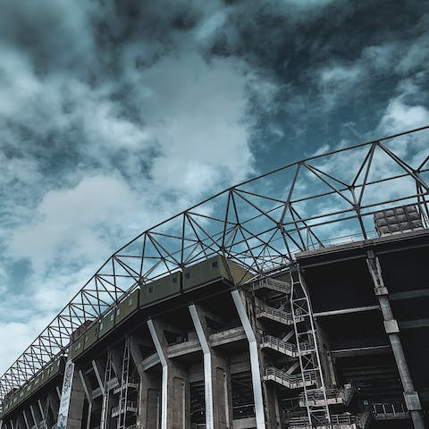 Visit Twickenham Stadium – home of rugby, a stone's throw away