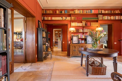 Unleash your inner bibliophile in the library room