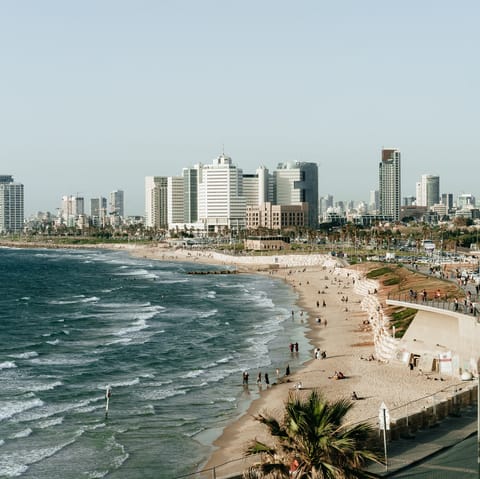 Stay in the heart of Tel Aviv, just a short stroll away from the beach 