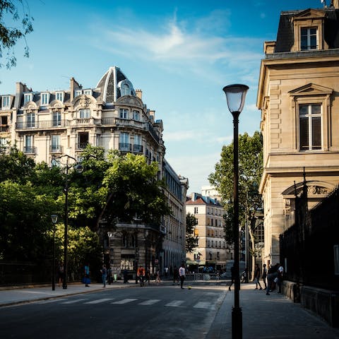 Wander the beautiful streets of Paris