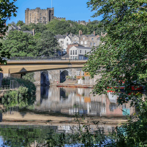 Explore the quaint streets of Durham city centre, with lots of museums and attractions to explore