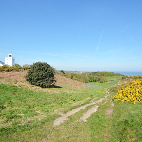 Take in the coastal views along the nature trail right beside the apartment