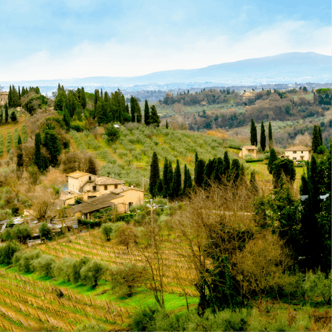 Lose yourself in the wilds of the Florentine countryside