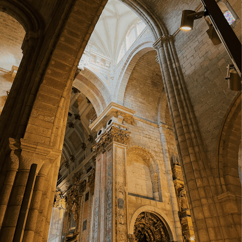 Visit one of the city's oldest monuments,  Sé do Porto, a short walk