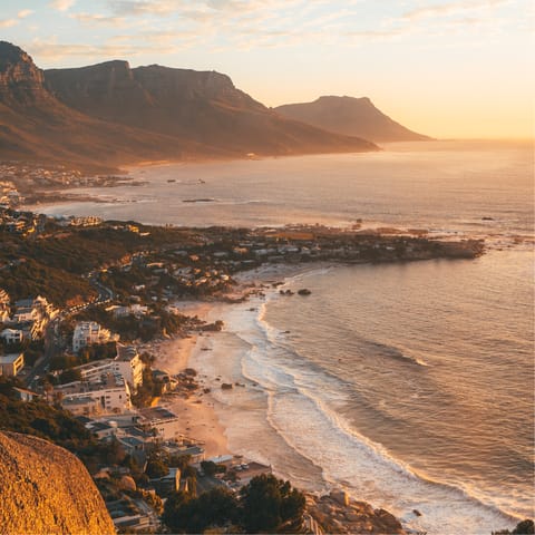 Adventure along the coast to admire the views from Camps Bay 