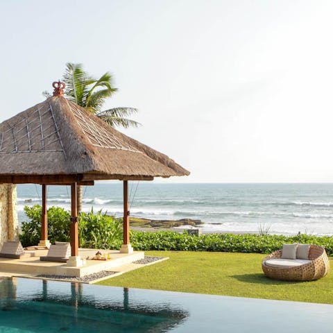 Sit back and admire the out of this world ocean view from the pool or the pagoda – they say nothing's perfect, but we think this is pretty close