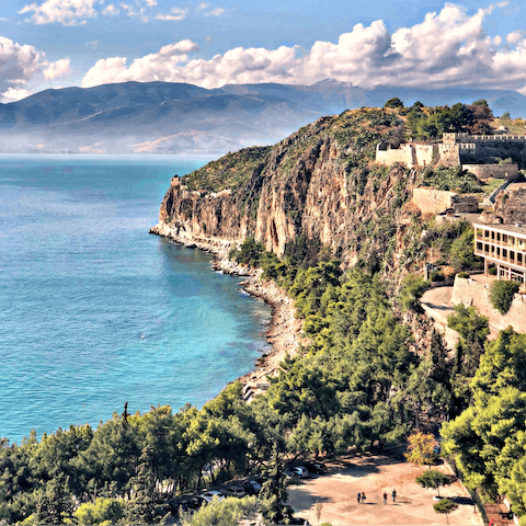 Discover the small port towns and quaint fishing villages of the Peloponnese 