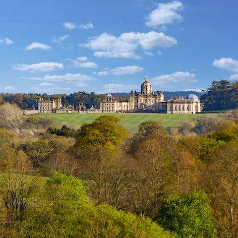 Spend an afternoon at Castle Howard, a five-minute drive away