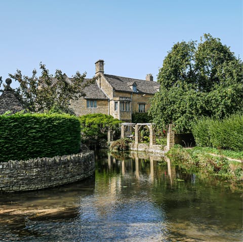 Take the twenty-eight minute drive to Bourton-on-the-Water