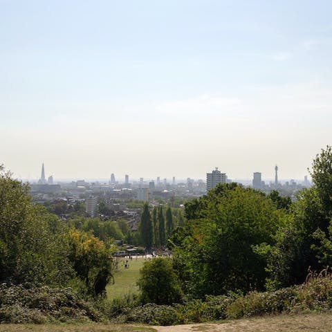 Tuck into a picnic on Hampstead Heath – it's a five-minute walk away