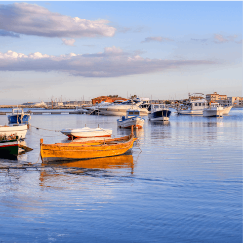 Explore the fishing village of Marzamemi when you're not at the beach