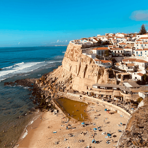 Spend your days sunning and swimming on the beautiful beaches of Cascais