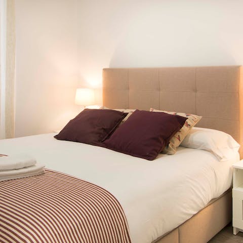 Wake up feeling well-rested in the comfy bedrooms