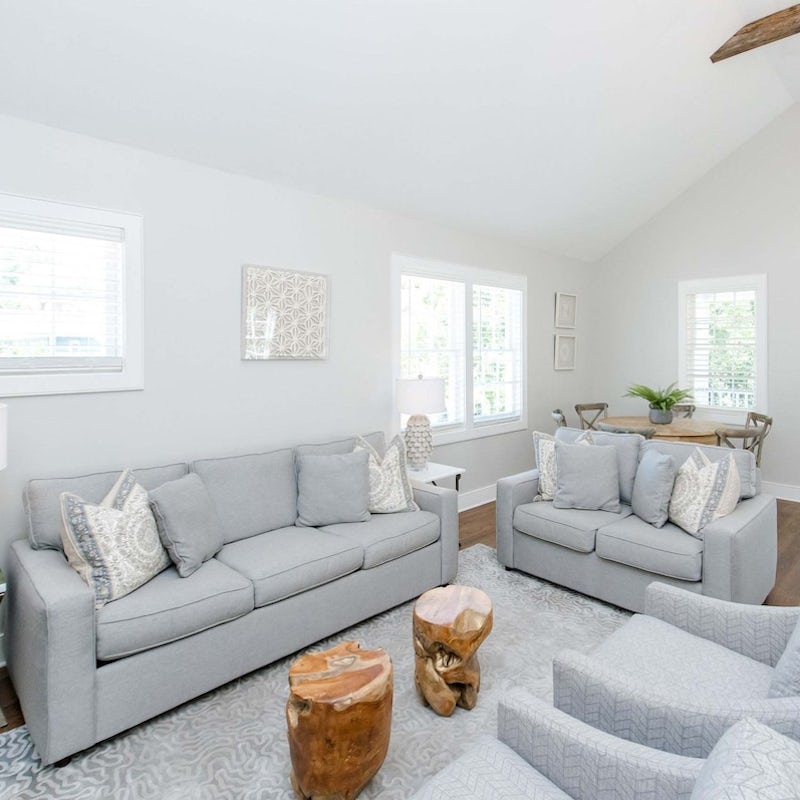Spend quality time together in the serene living area