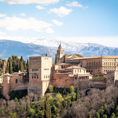 Visit the beautiful Alhambra Palace