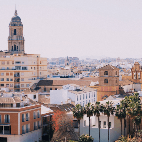 Spend a day exploring Málaga – just a short drive away