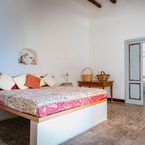 Experience rustic characterful design, including 1920s Sicilian tiles