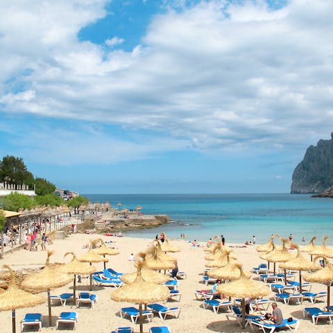 Head down to the beach, situated right on your doorstep