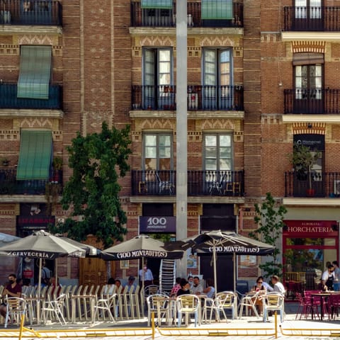 Enjoy strolling the cafe lined streets of Salamanca