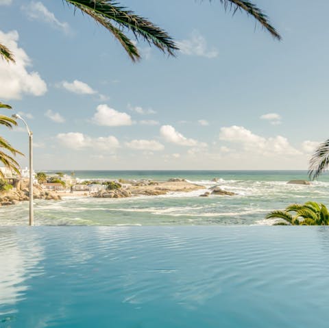 Look out across Beta Bay from the paradise of your own private infinity pool