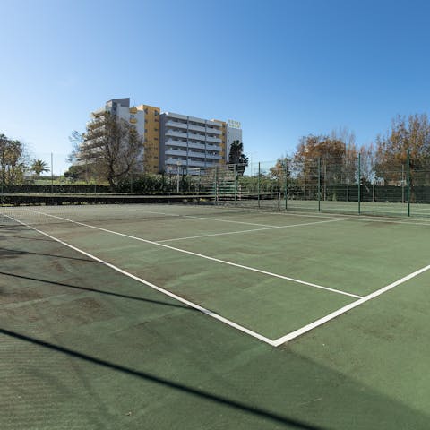Serve up an ace on the resort's tennis courts