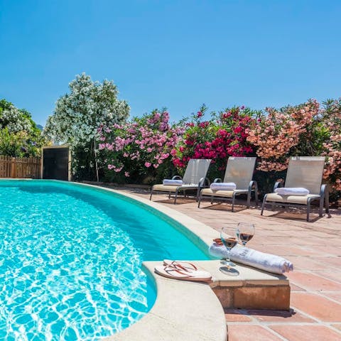 Start the day with a dip before drying off in the Andalusian sun – is it too early for a mimosa?